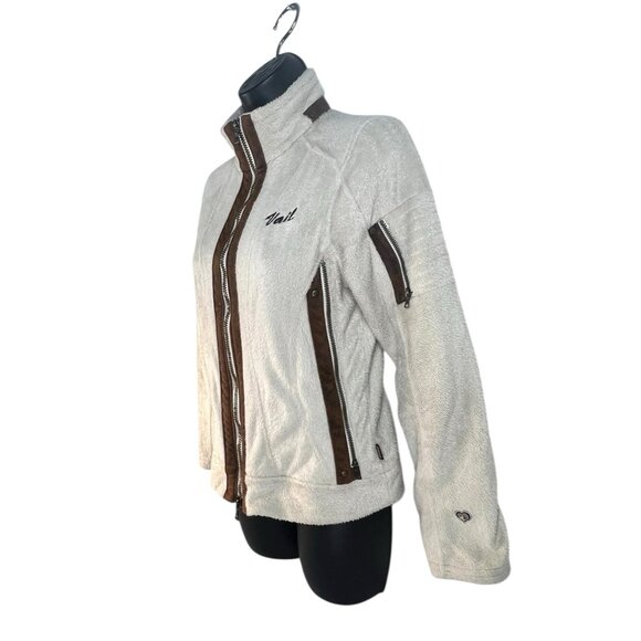 KUHL Women's Flight Jacket Fleece jacket Color Stone size S - Picture 4 of 8